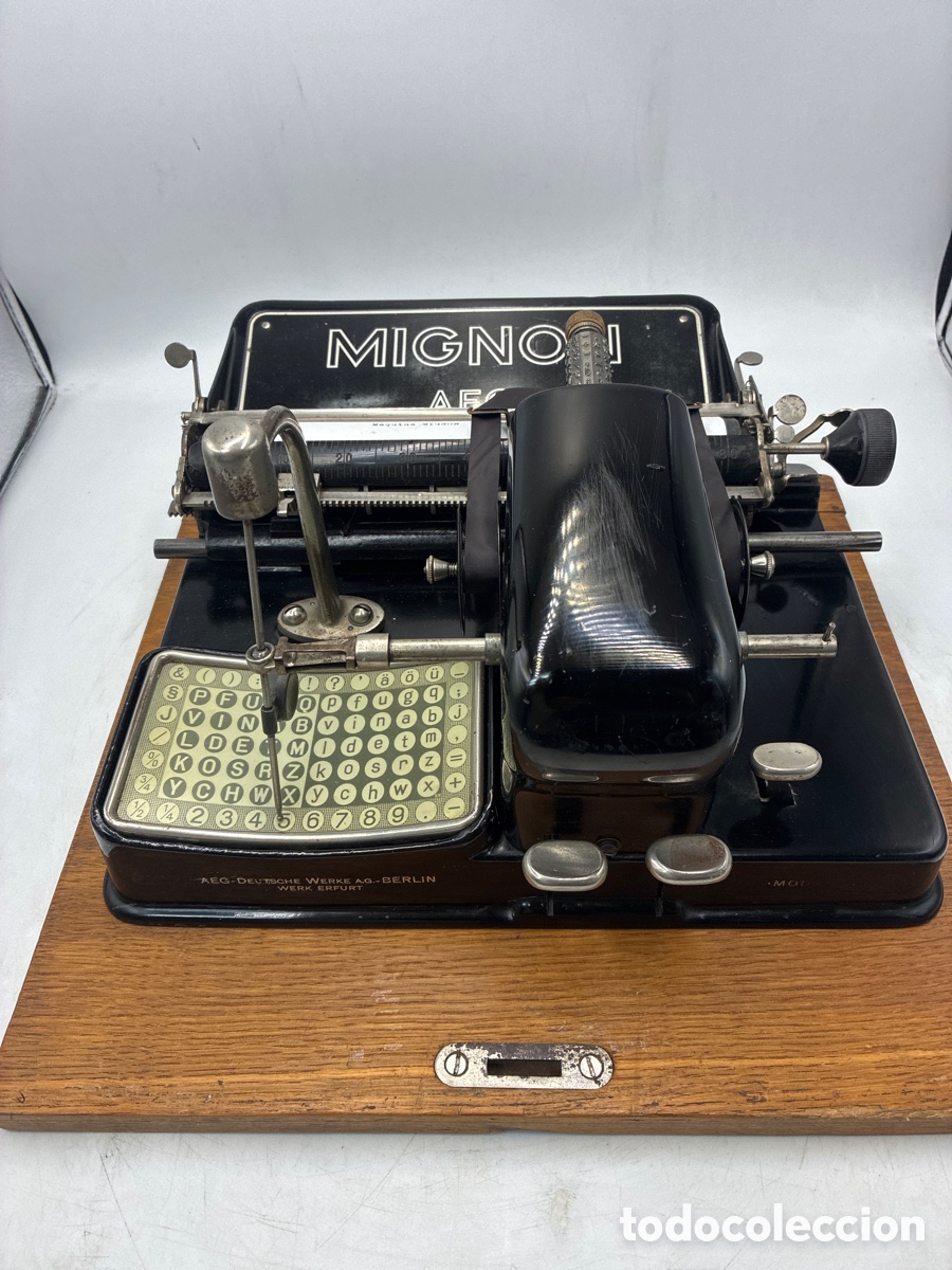 Antig&uuml;edades: M&aacute;quina de escribir MIGNON Modelo 4. - Foto 3