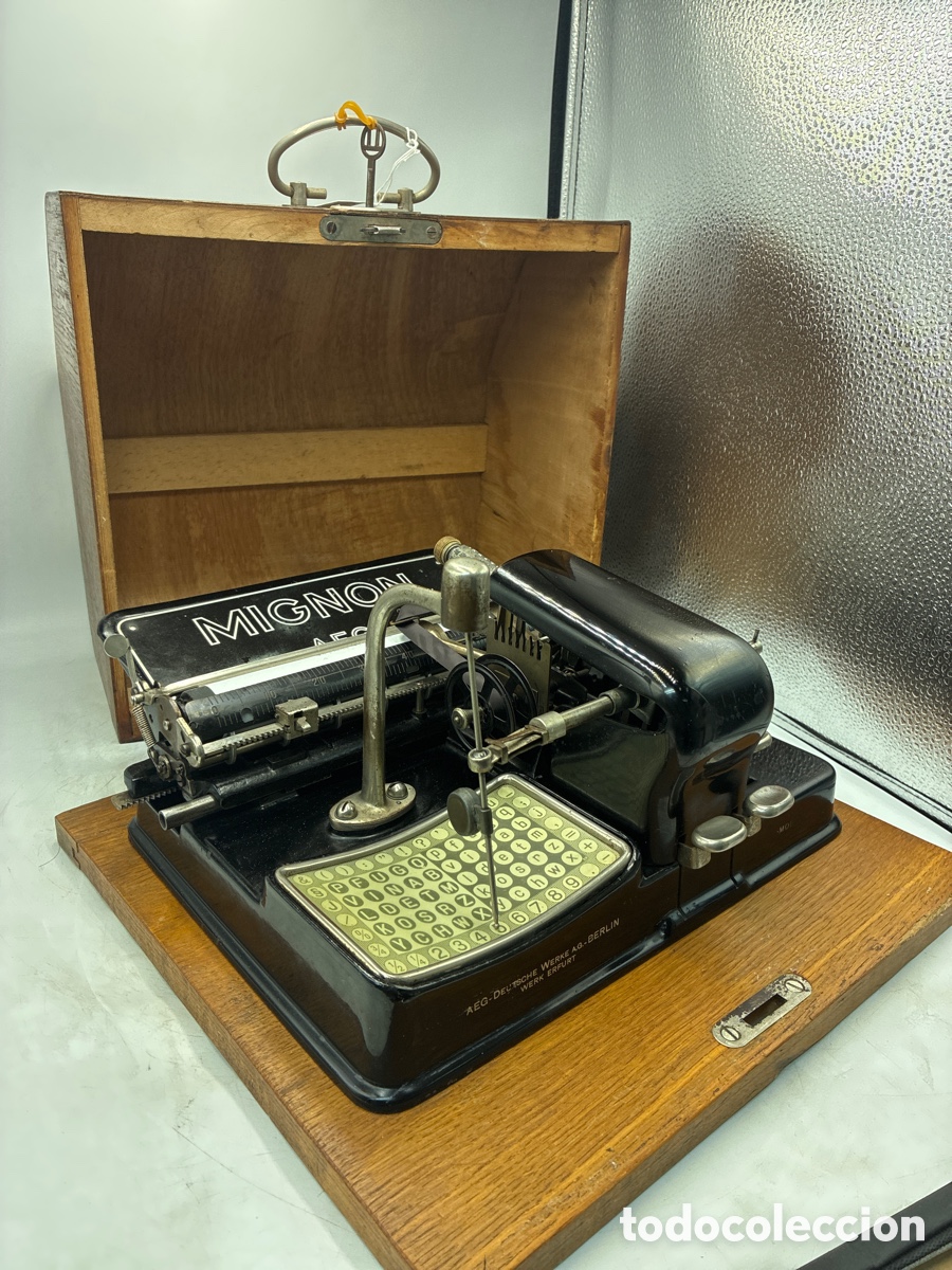 Antig&uuml;edades: M&aacute;quina de escribir MIGNON Modelo 4. - Foto 9