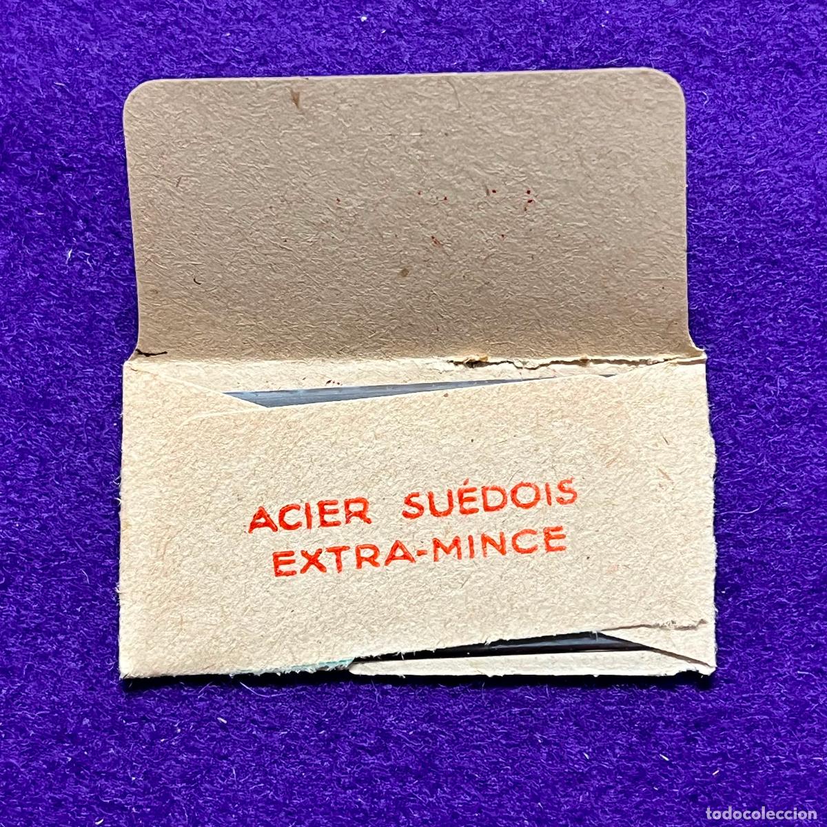 Antig&uuml;edades: FUNDA Y HOJA DE CUCHILLA DE AFEITAR. MIRA. - Foto 2