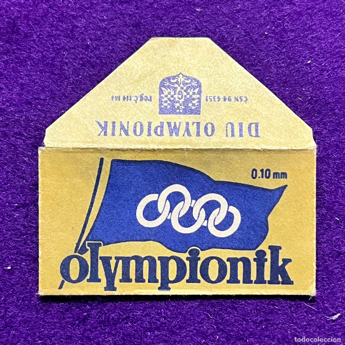 Antig&uuml;edades: FUNDA DE HOJA DE CUCHILLA DE AFEITAR. OLYMPIONIK.