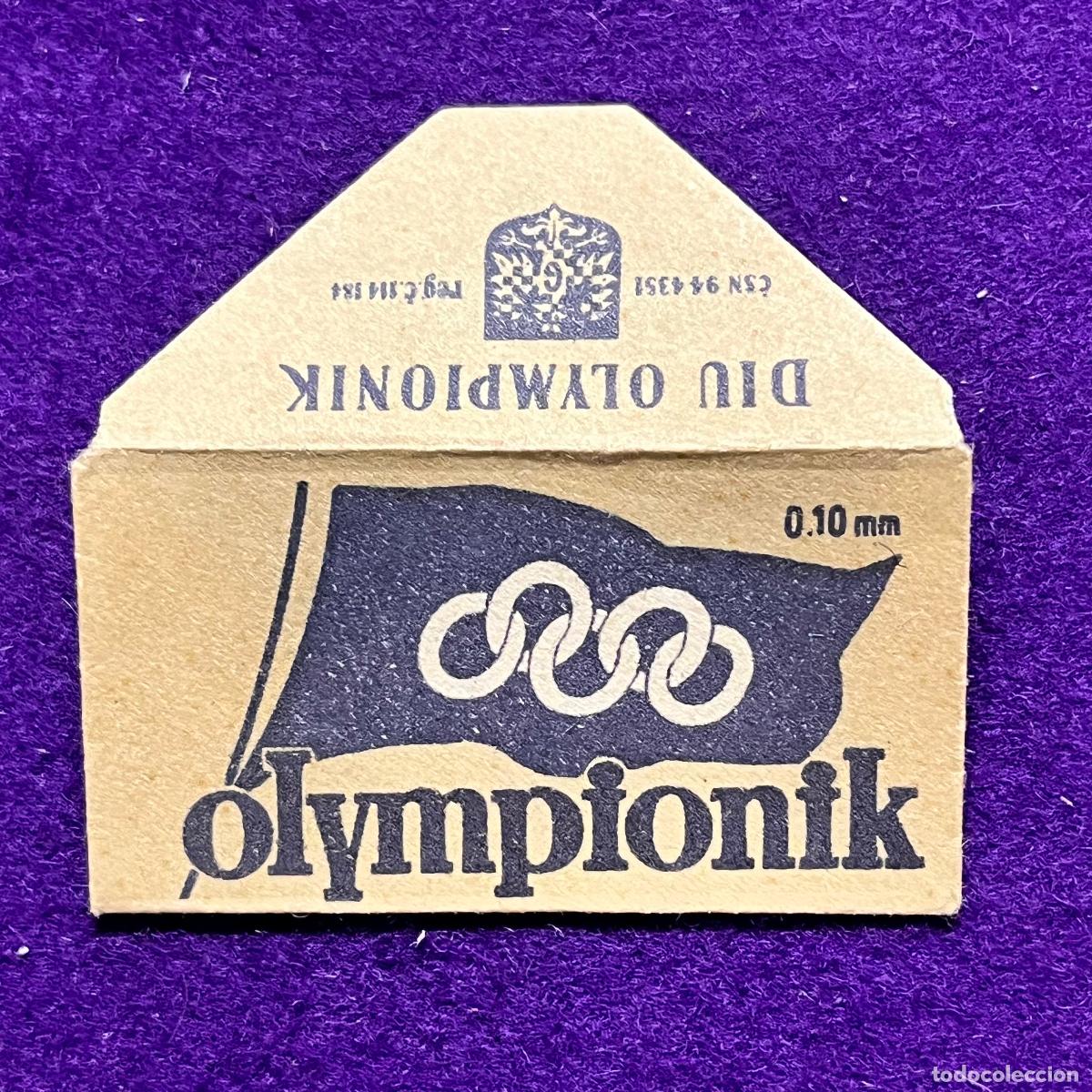 Antig&uuml;edades: FUNDA DE HOJA DE CUCHILLA DE AFEITAR. OLYMPIONIK. - Foto 1