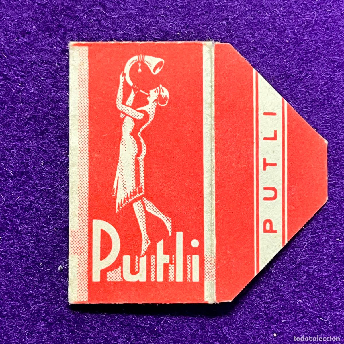 Antig&uuml;edades: FUNDA DE HOJA DE CUCHILLA DE AFEITAR. PUTLI.