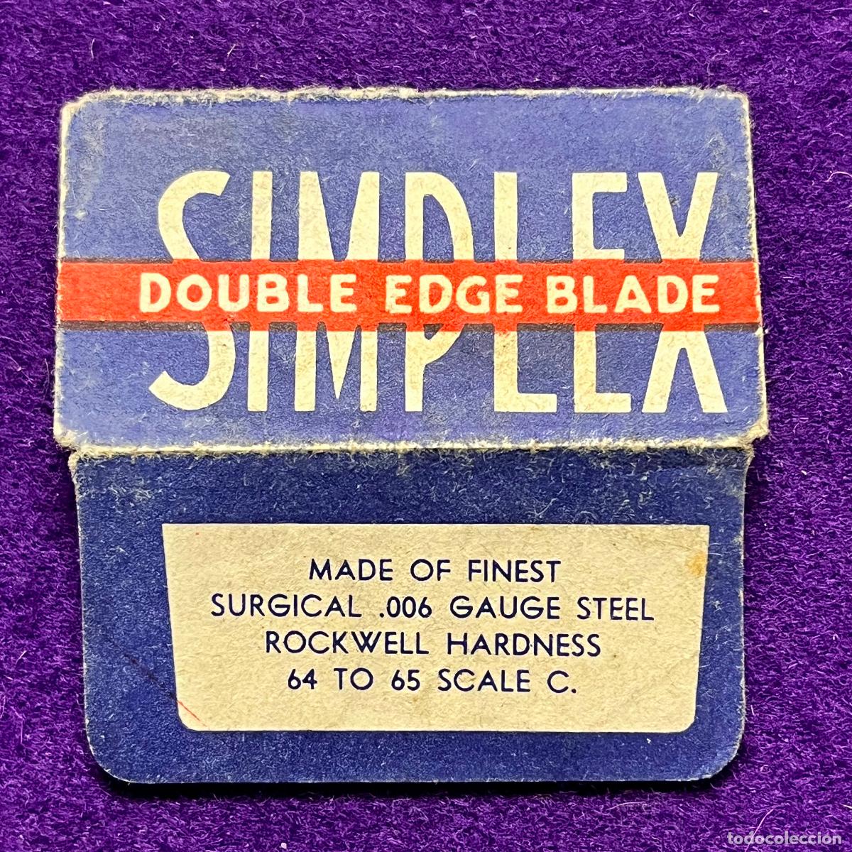 Antig&uuml;edades: FUNDA DE HOJA DE CUCHILLA DE AFEITAR. SIMPLEX.