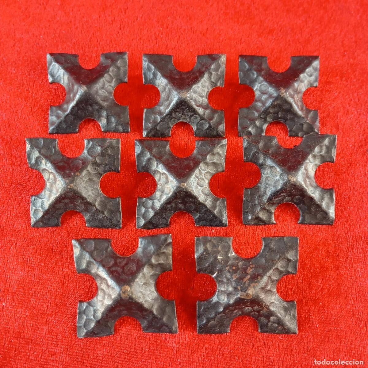 Antig&uuml;edades: ANTIGUA COLECCI&Oacute;N DE CLAVOS DE HIERRO FORJADO - USO PARA PUERTAS - SIGLOS XVII AL XIX
