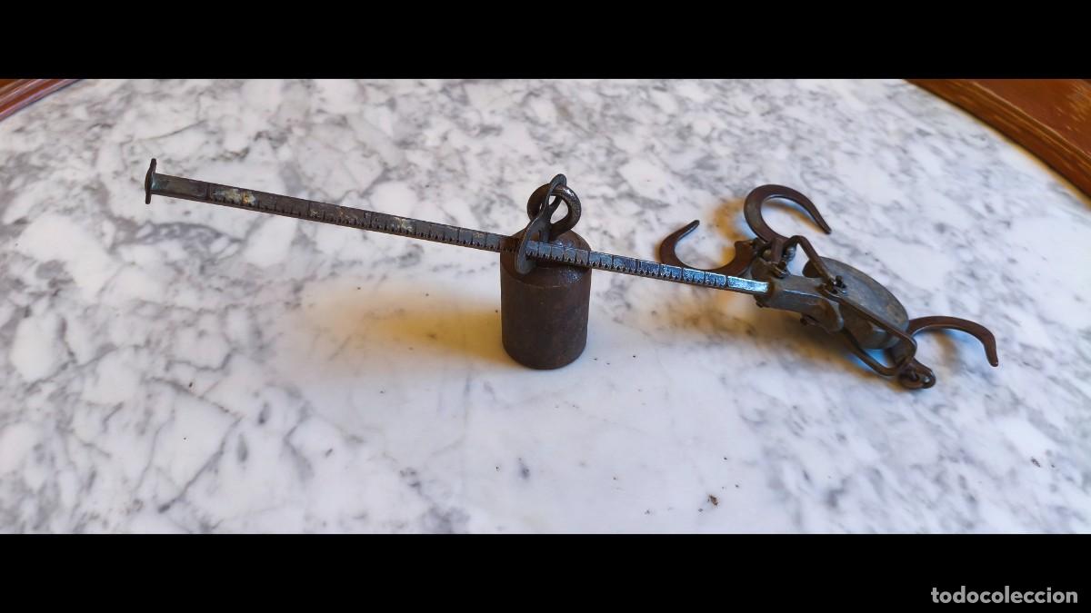 Antig&uuml;edades: Balanza Romana Antigua Hierro - Foto 7