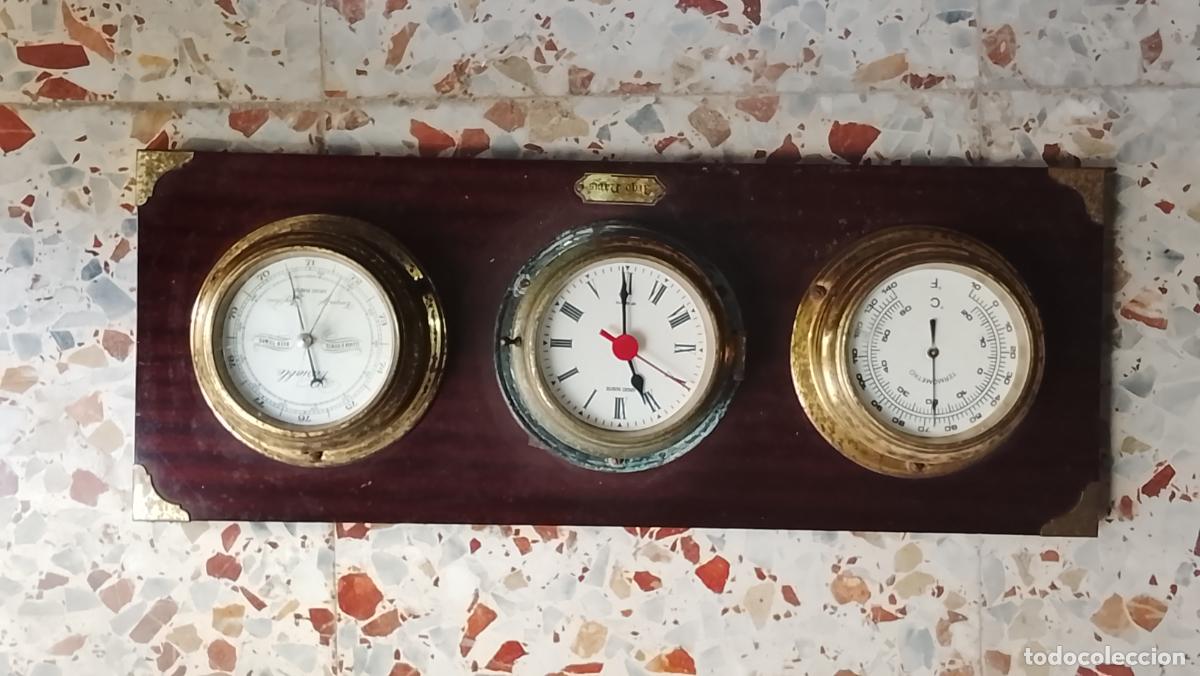 Antig&uuml;edades: Estaci&oacute;n meteorol&oacute;gica para restaurar term&oacute;metro lluvia viento