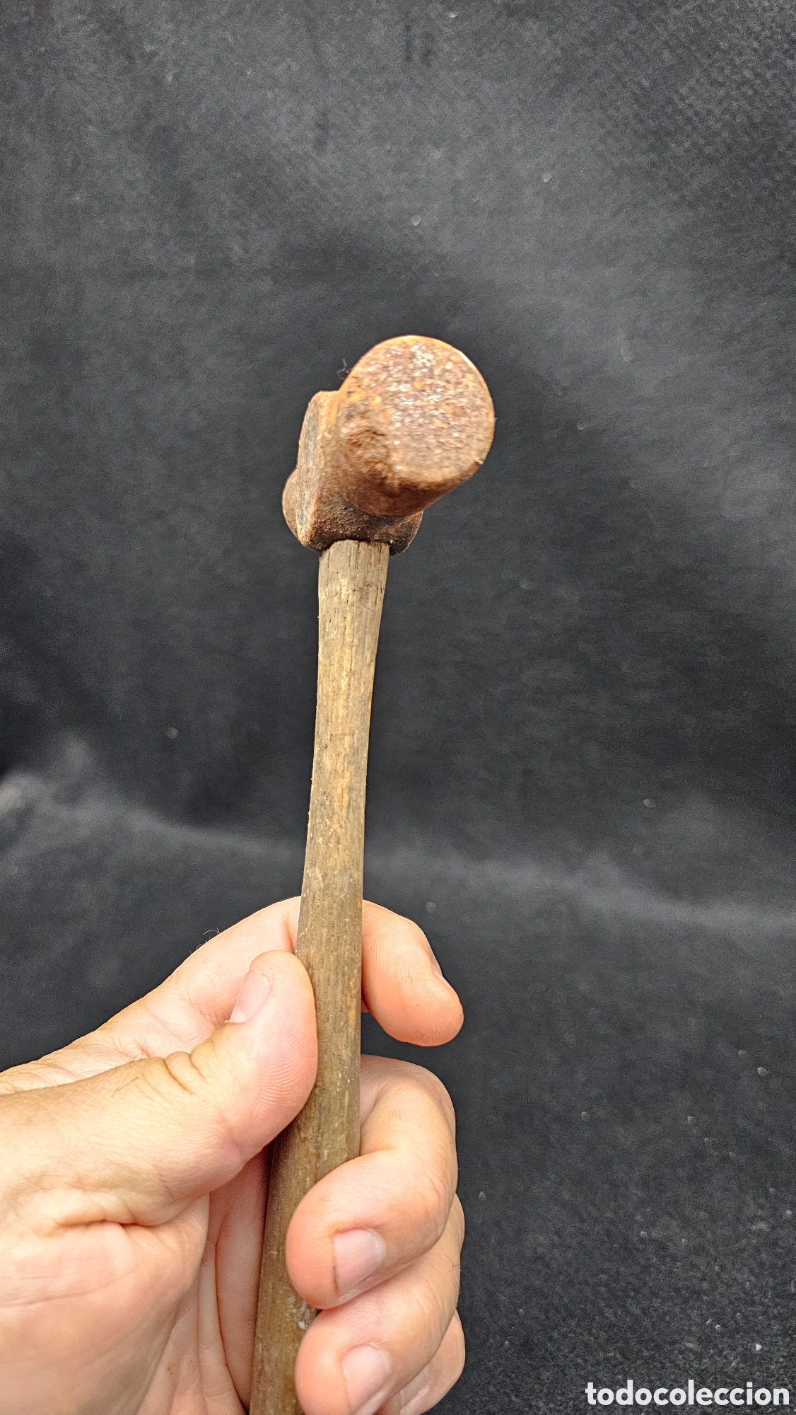 Antig&uuml;edades: Antiguo martillo de bola - Foto 3