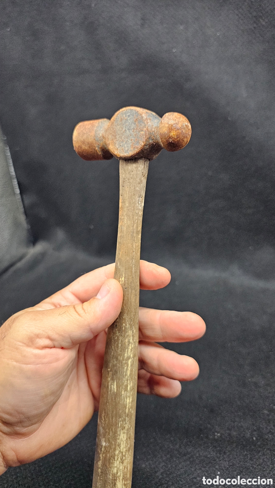 Antig&uuml;edades: Antiguo martillo de bola - Foto 6