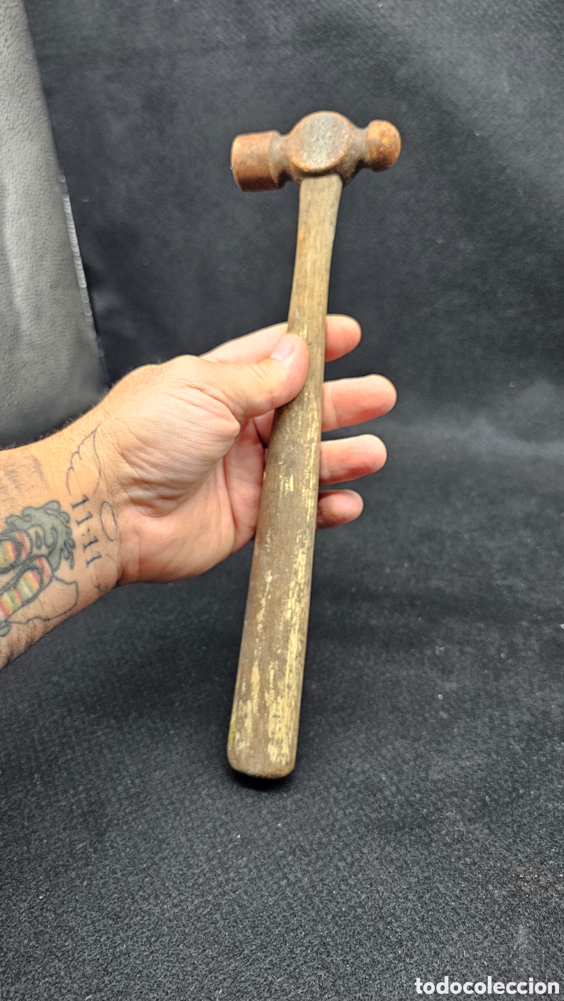 Antig&uuml;edades: Antiguo martillo de bola - Foto 7