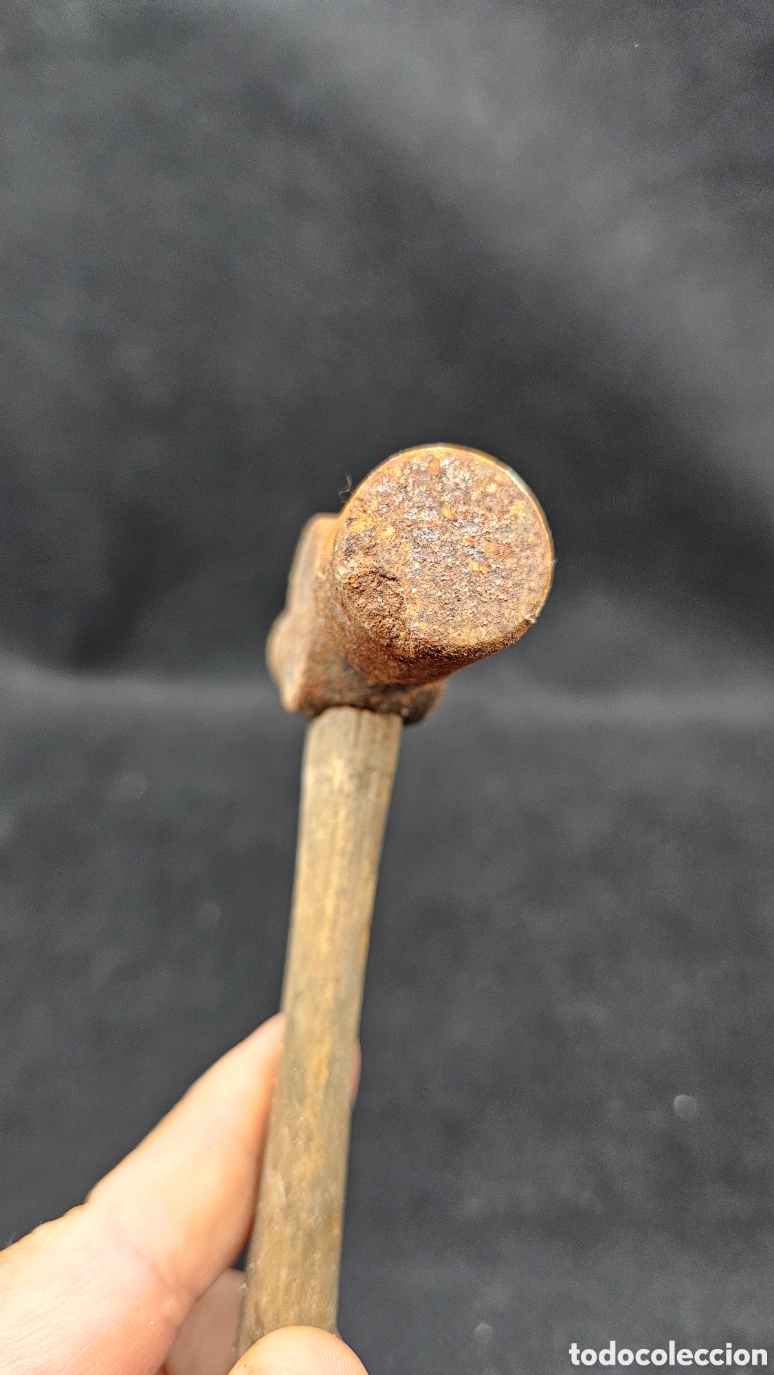Antig&uuml;edades: Antiguo martillo de bola - Foto 8