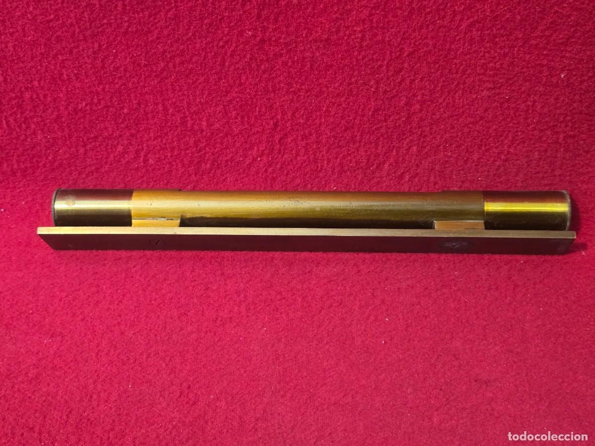 Antig&uuml;edades: NIVEL DE BURBUJA DE BRONCE - Foto 2