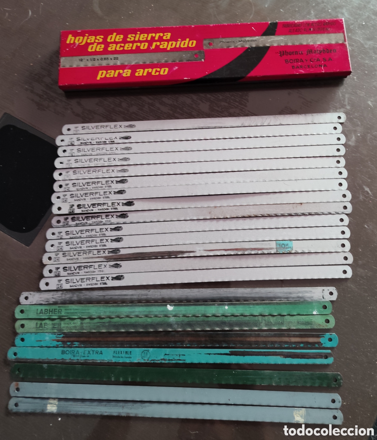 Antig&uuml;edades: 14 hojas de sierra acero para arco Silverflex 12p