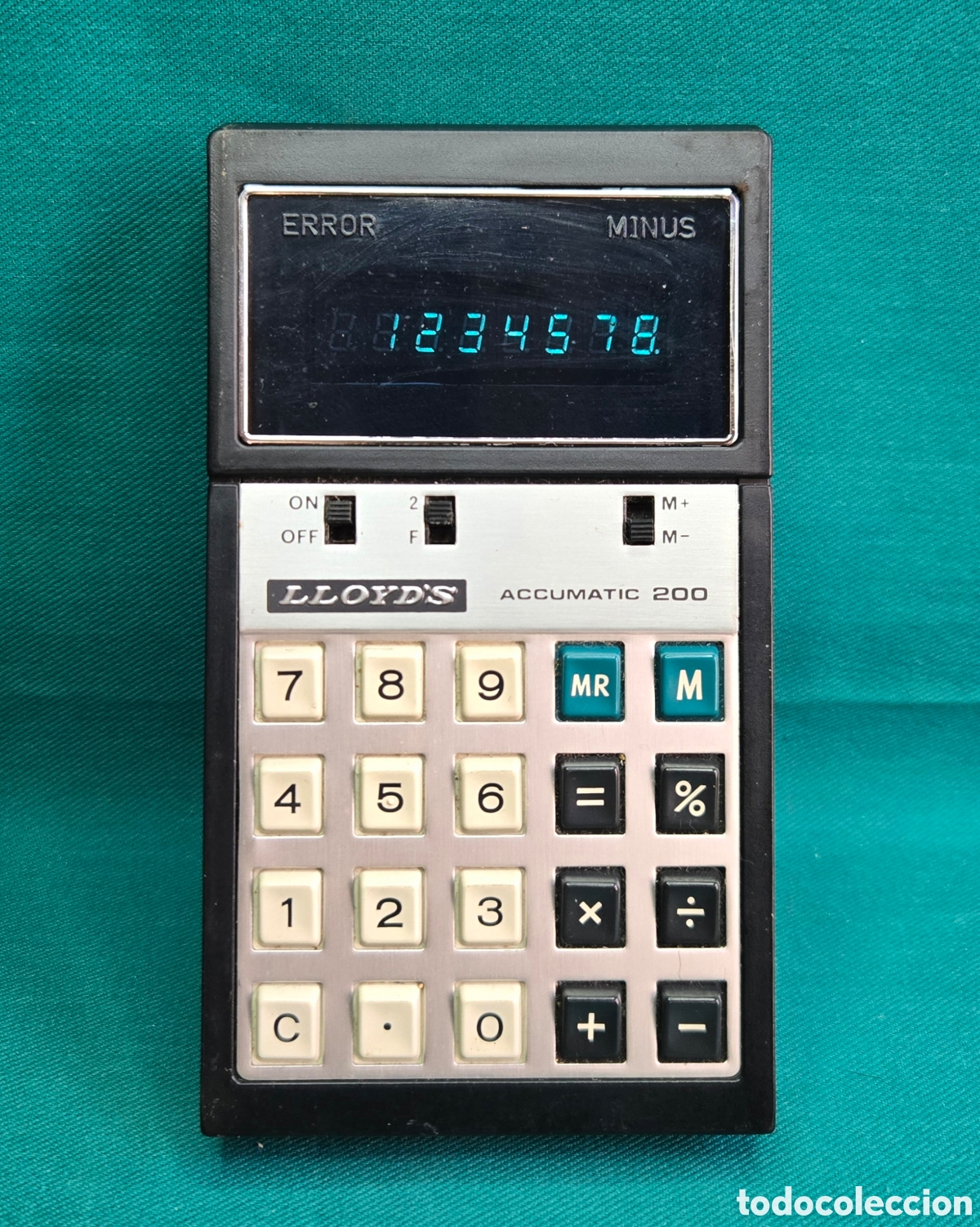 Antig&uuml;edades: CALCULADORA LLODYS ACCUMATIC 200