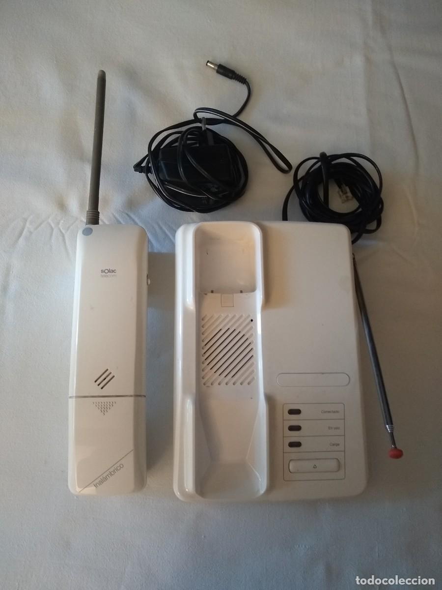 Tel&eacute;fonos: Telefono inal&aacute;mbrico Solac telecom. A&ntilde;os 90