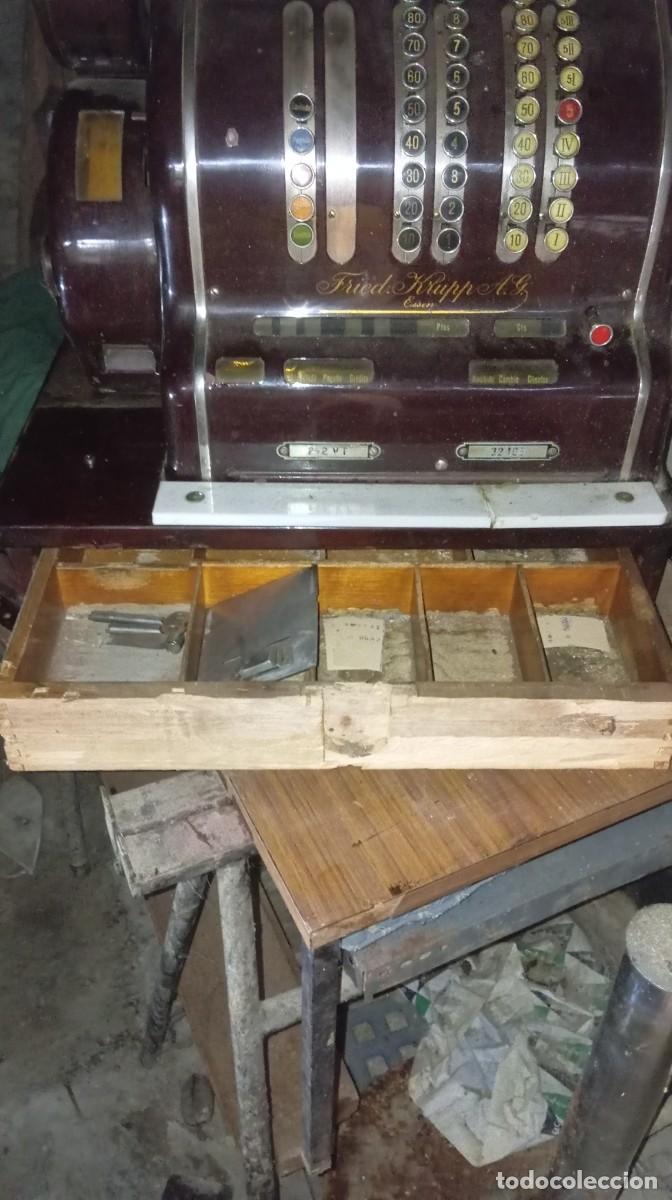 Antiques: Antigua Caja Registradora Krupp Essen (Mod. 242 VF) - Pesetas - c. 1920s-1930s