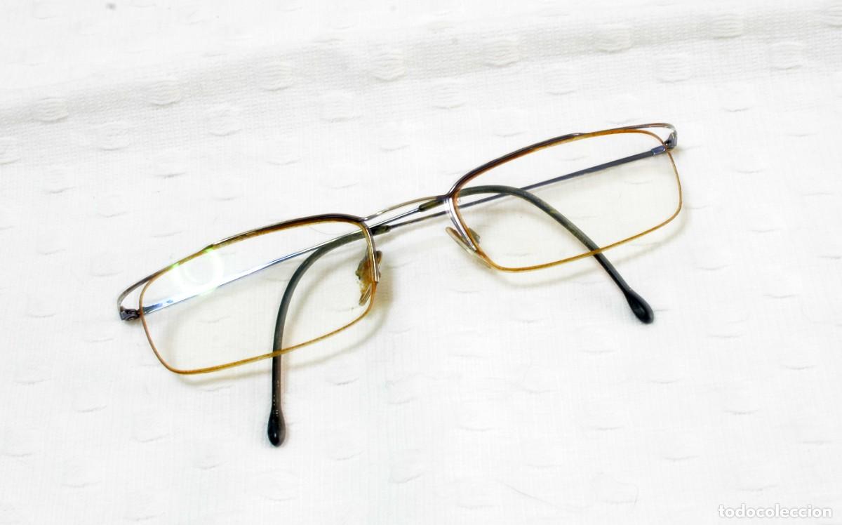 Antig&uuml;edades: GAFAS montura met&aacute;lica al aire o media montura vintage, ULTRALIGERA