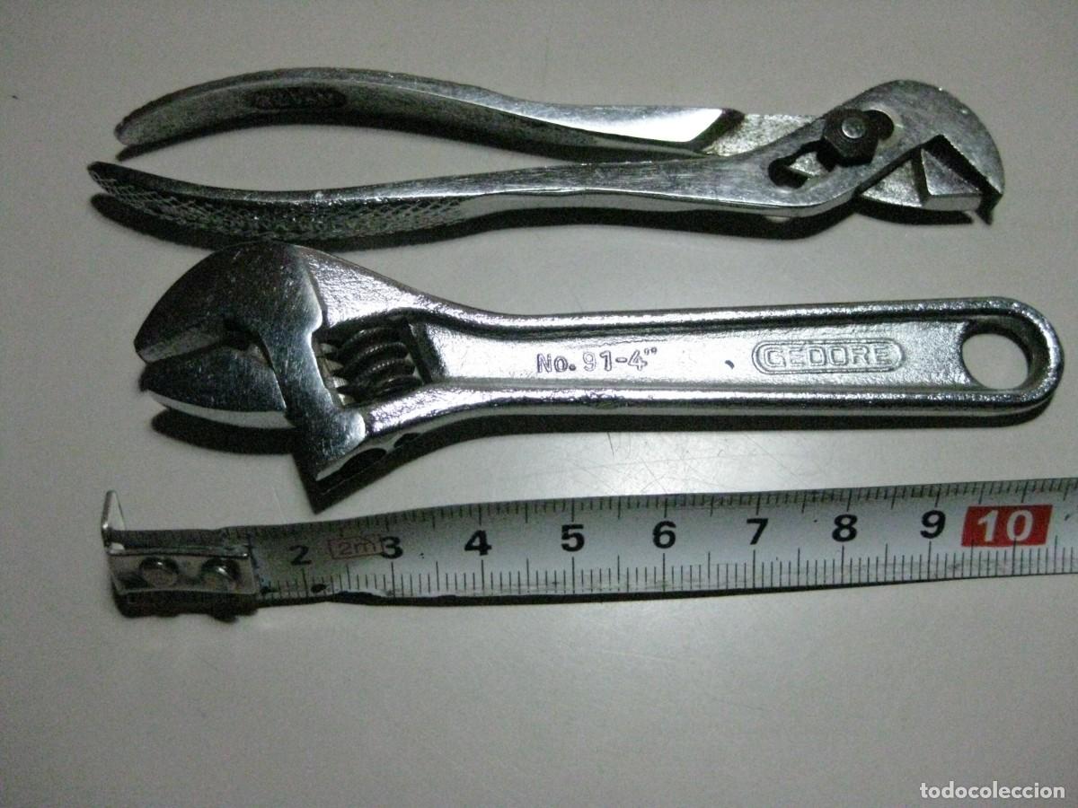 Antig&uuml;edades: MINIS --LLAVE INGLESA *GEDORE* Y ALICATES UNIVERSALES *FACON*