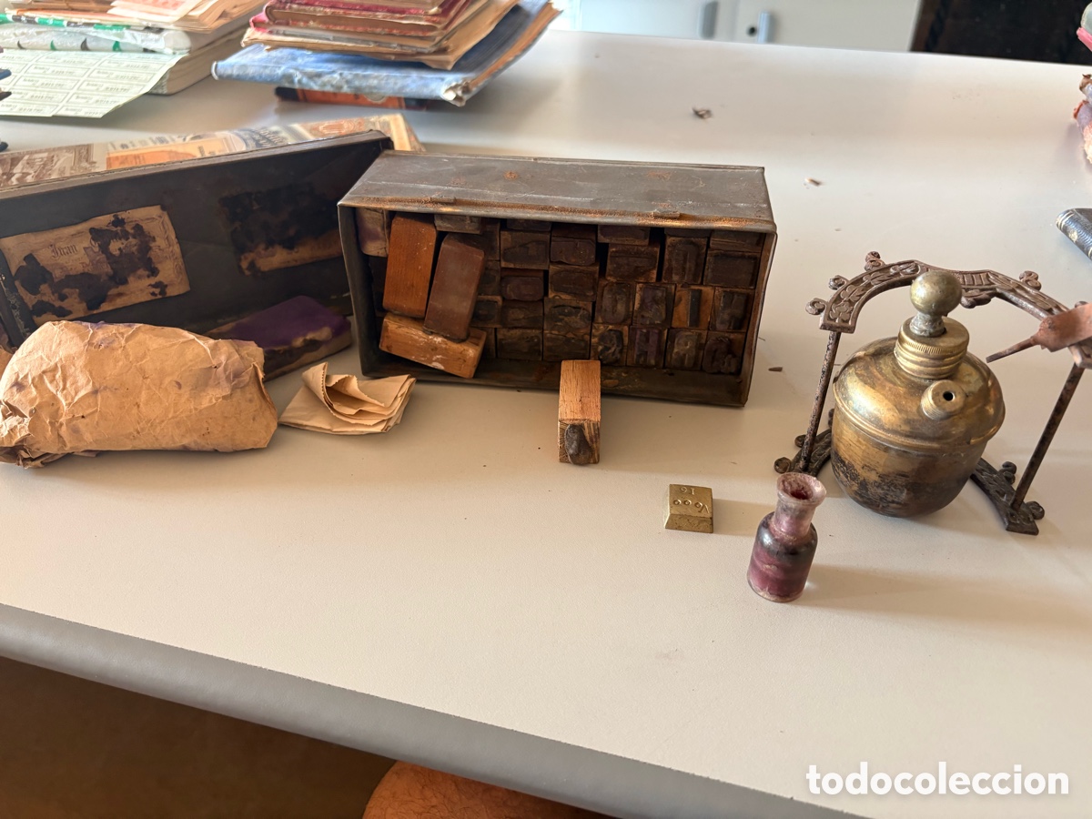 Antig&uuml;edades: Conjunto escritorio SXIX - Foto 1