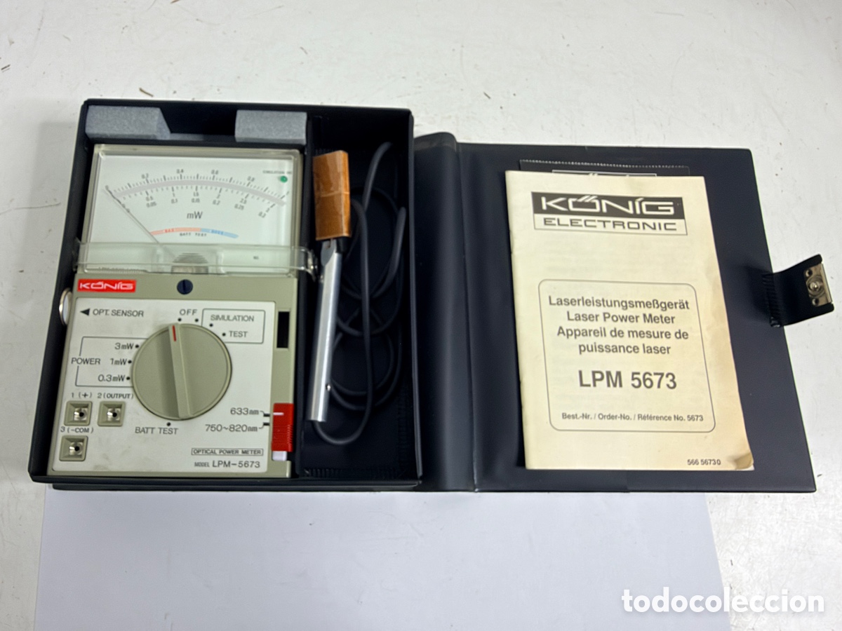 Antig&uuml;edades: K&ouml;nig Electronic, modelo LPM 5673 Laser Power Meter