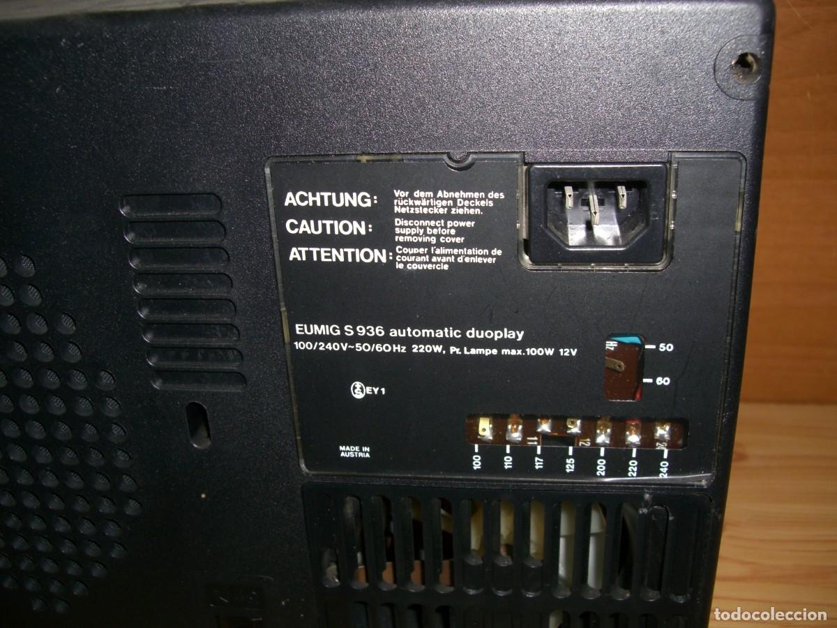 Antig&uuml;edades: PROYECTOR DE CINE EUMIG S 936 - Foto 6