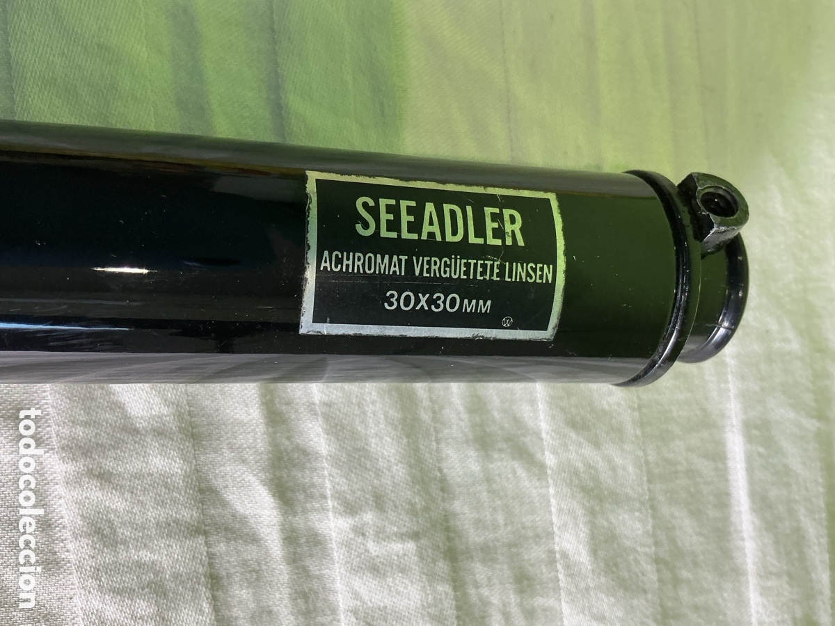 Antig&uuml;edades: Catalejo extensible Seeadler 30 &times; 30 con funda - Foto 2