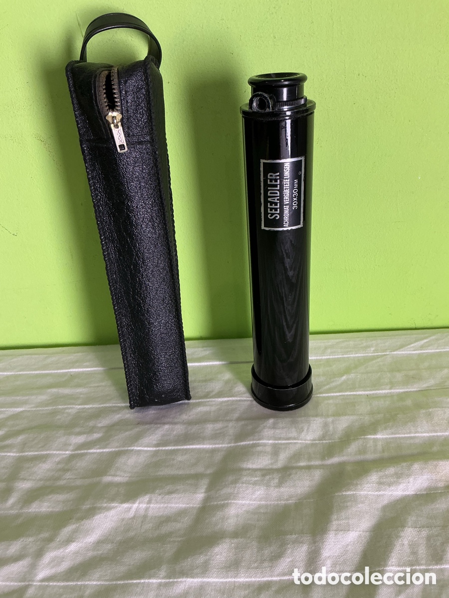 Antig&uuml;edades: Catalejo extensible Seeadler 30 &times; 30 con funda - Foto 5