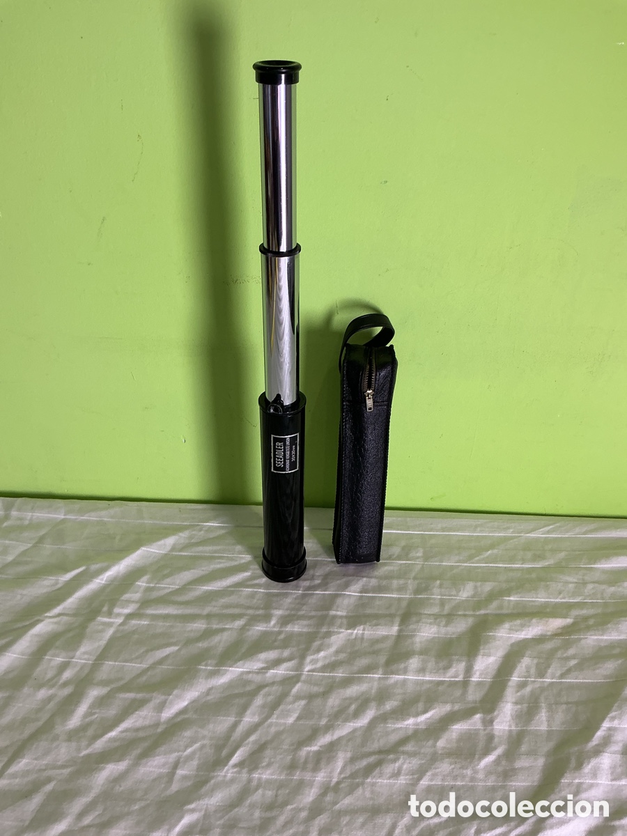 Antig&uuml;edades: Catalejo extensible Seeadler 30 &times; 30 con funda - Foto 6