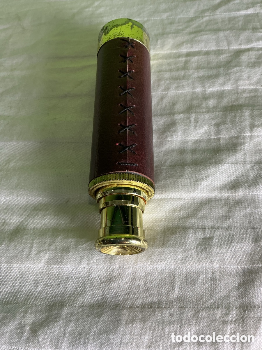 Antig&uuml;edades: Catalejo extensible 25 &times; 30 mm forrado de cuero - Foto 8
