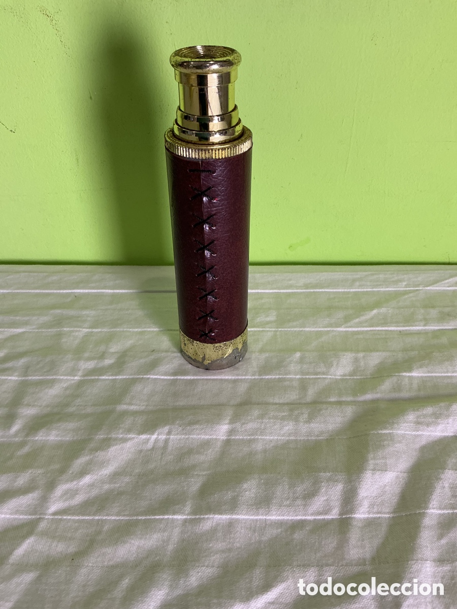 Antig&uuml;edades: Catalejo extensible 25 &times; 30 mm forrado de cuero - Foto 1
