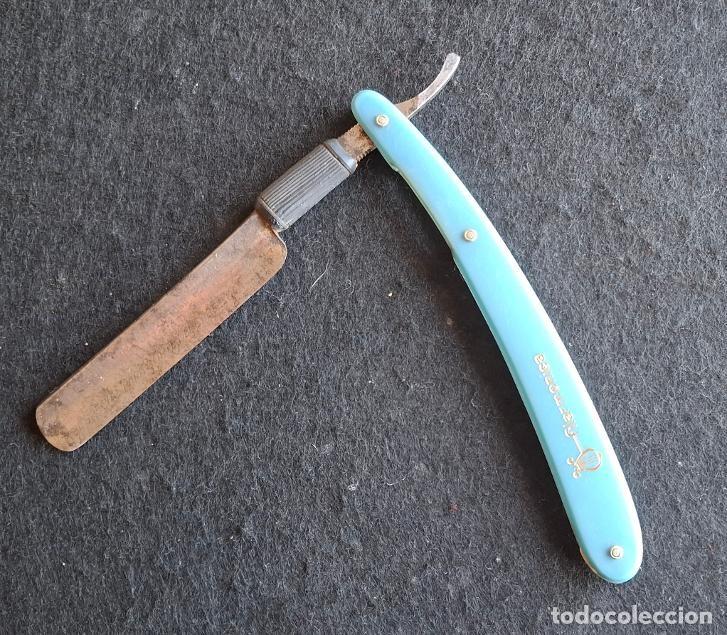 Antig&uuml;edades: (NA-261008)NAVAJA DE AFEITAR FILARMONICA ESPECIAL PARA CORTE DE CABELLO JOSE MONSERRAT POU