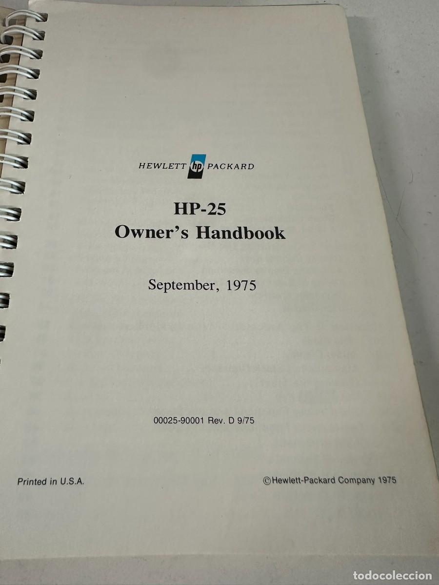 Antig&uuml;edades: Calculadora cient&iacute;fica programable HP-25 - Foto 8