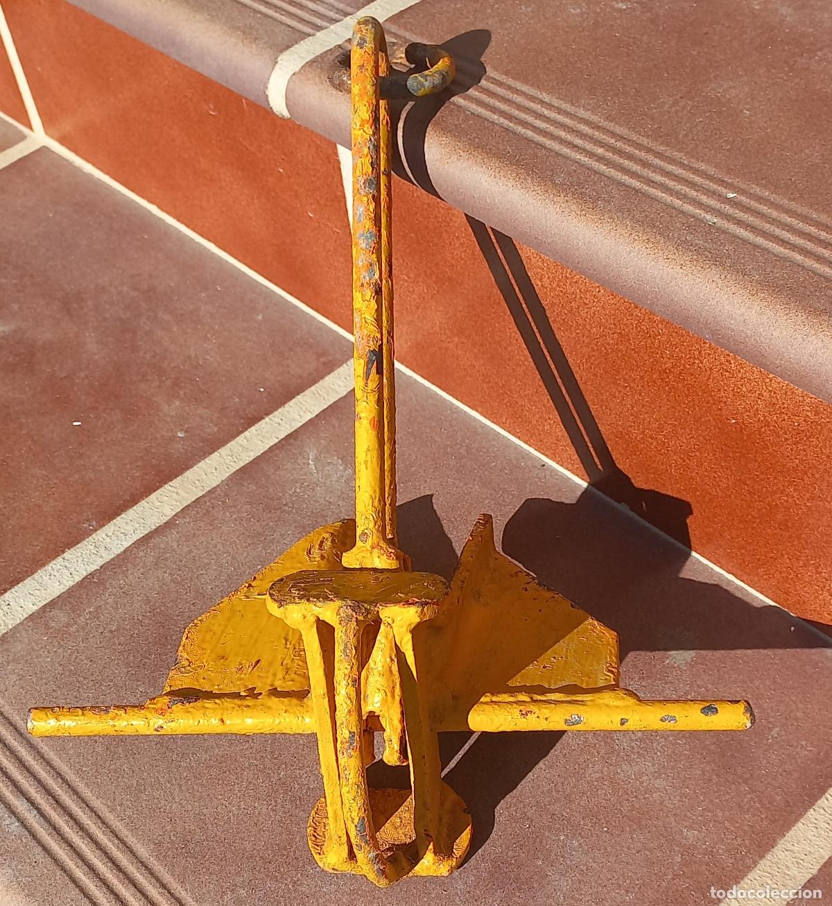 Antig&uuml;edades: Antigua ancla de barco. De hierro. - Foto 4