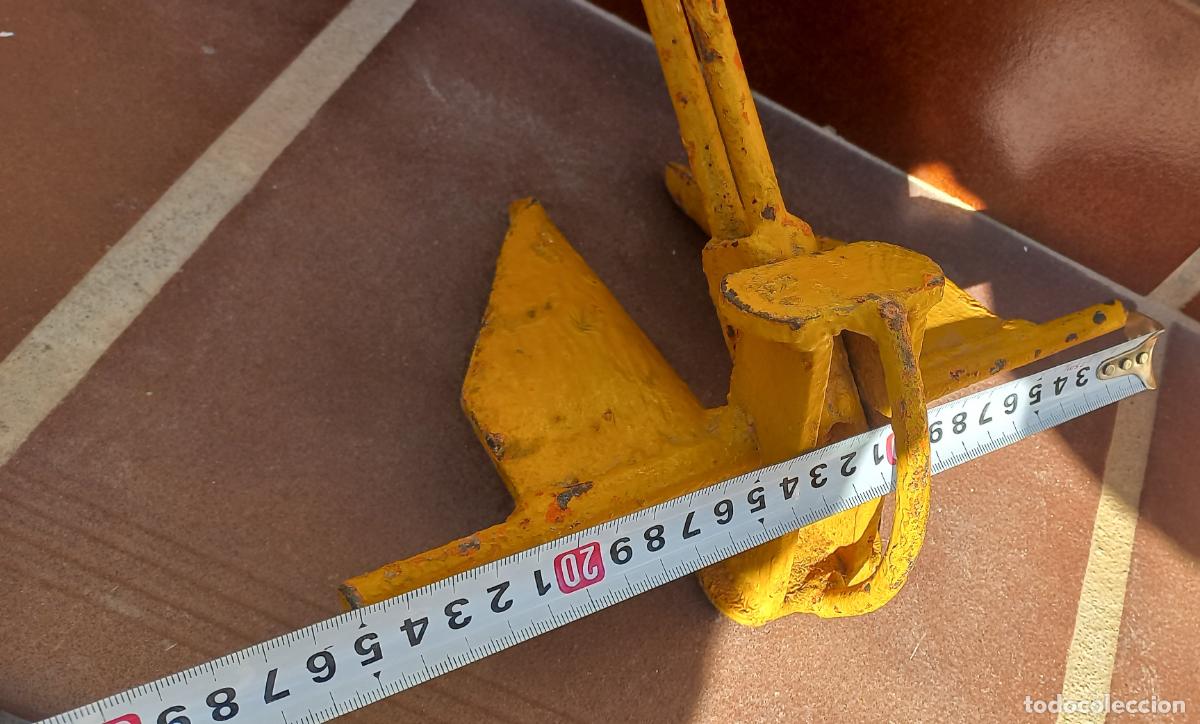 Antig&uuml;edades: Antigua ancla de barco. De hierro. - Foto 5
