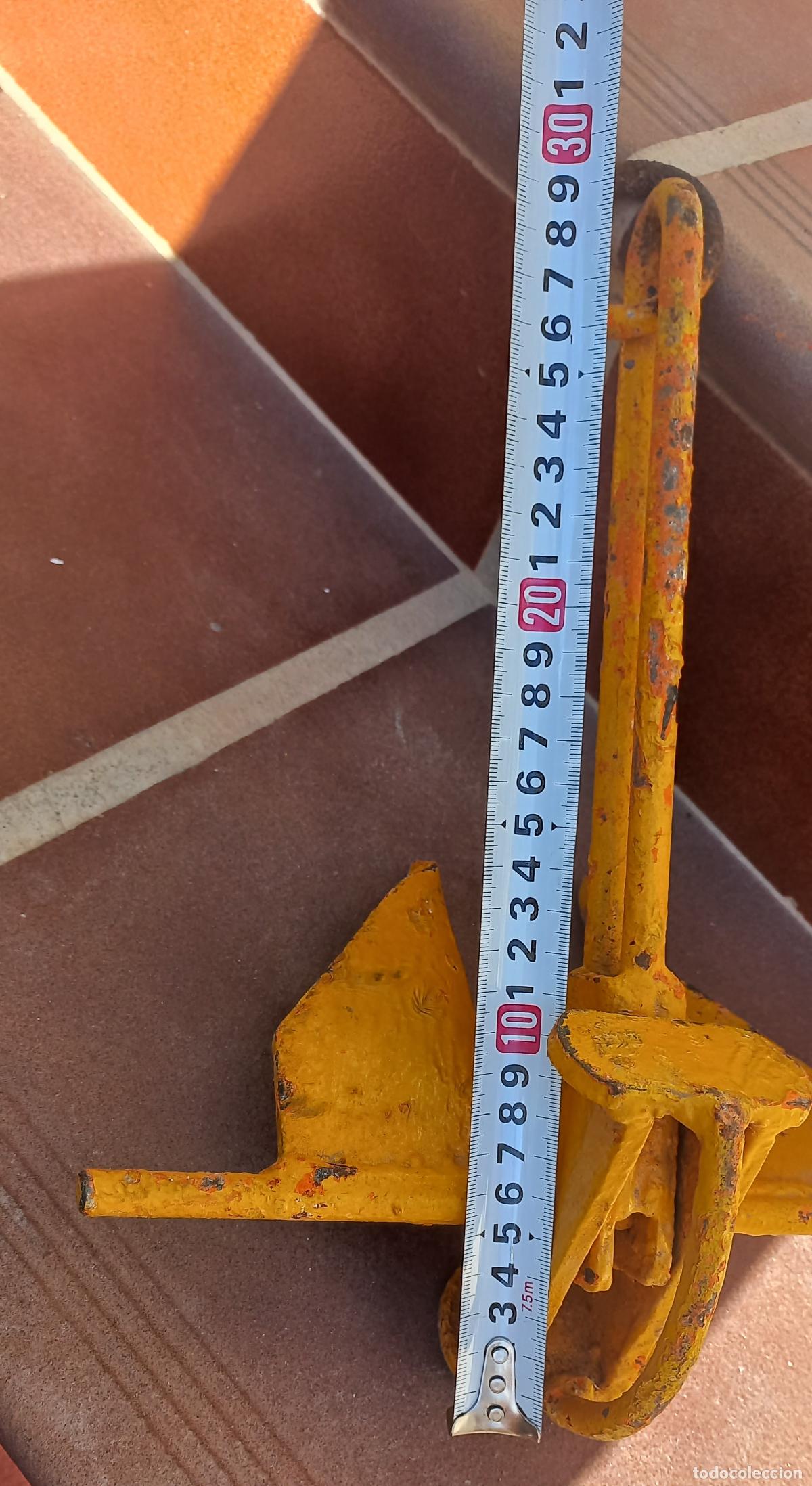 Antig&uuml;edades: Antigua ancla de barco. De hierro. - Foto 6
