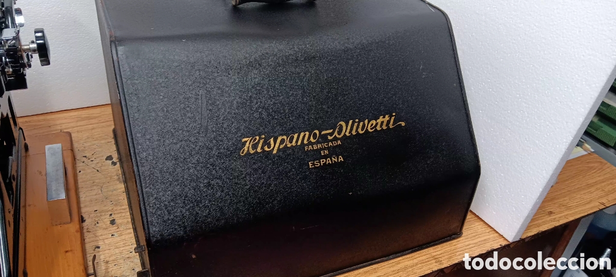 Antig&uuml;edades: M&aacute;quina de escribir Hispano Olivetti M-40 - Foto 7