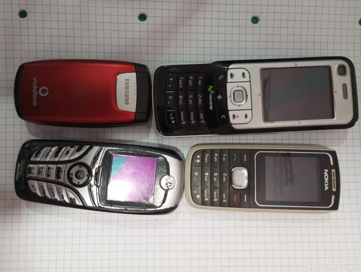 Tel&eacute;fonos: Moviles lote de cuatro.