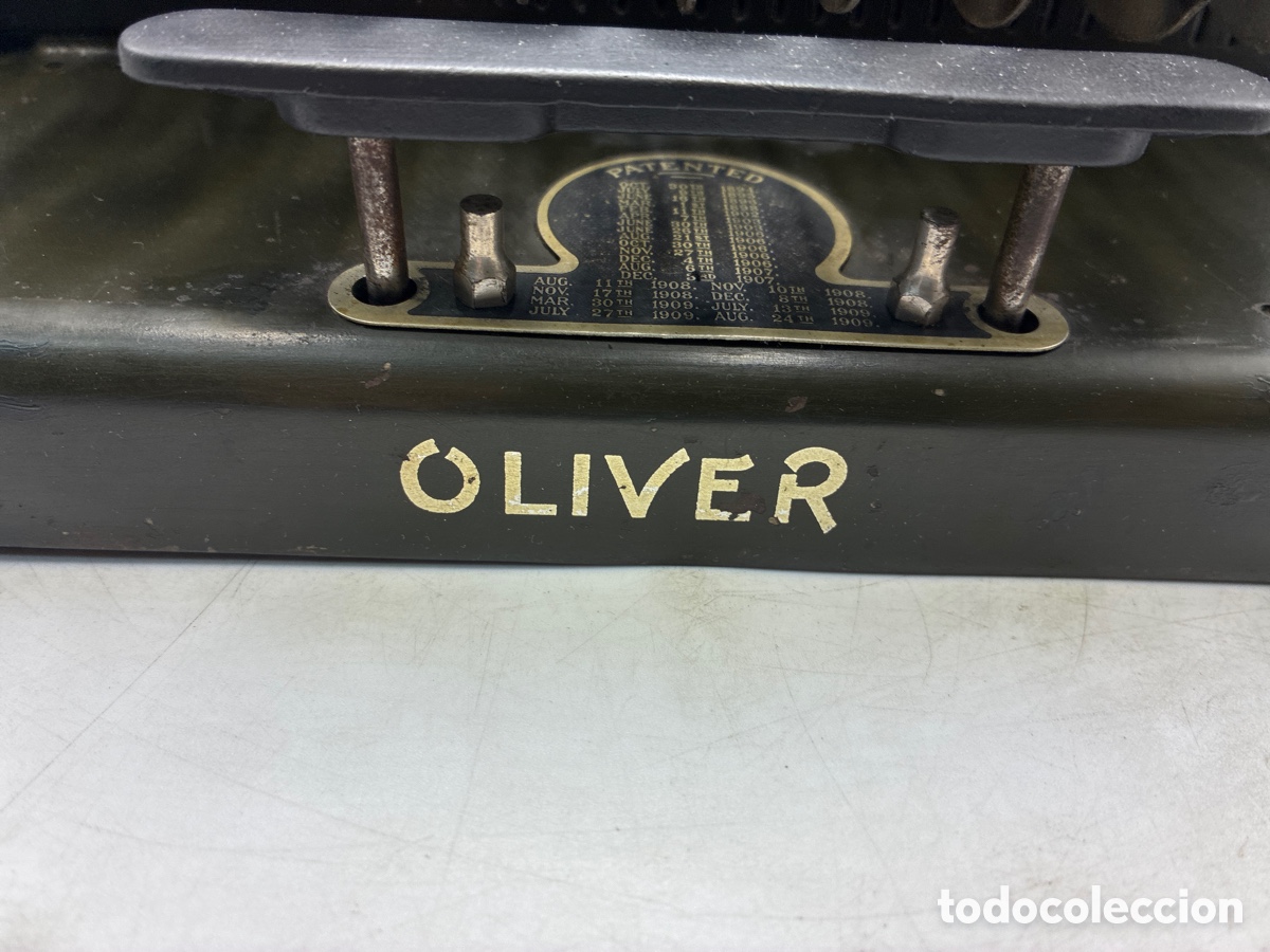 Antig&uuml;edades: M&aacute;quina de Escribir Oliver 6. - Foto 3