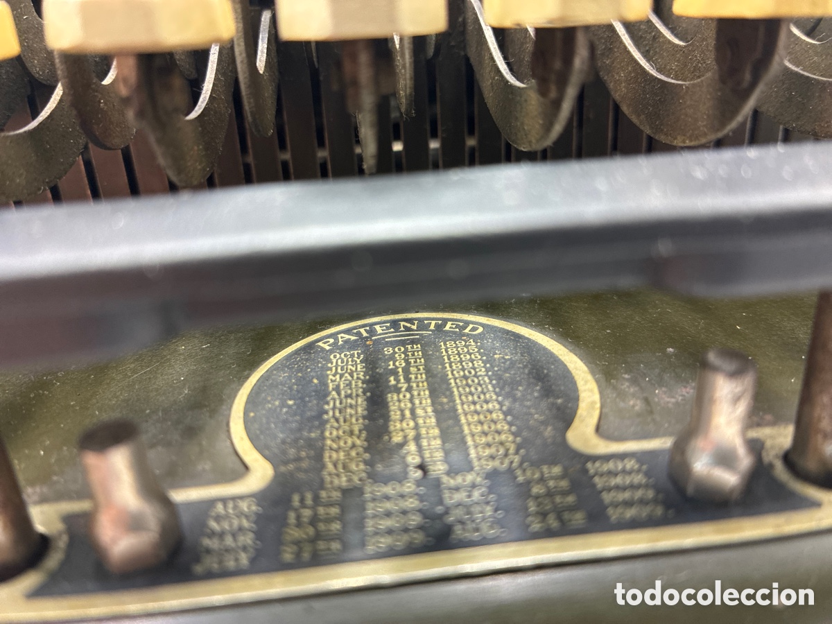 Antig&uuml;edades: M&aacute;quina de Escribir Oliver 6. - Foto 4