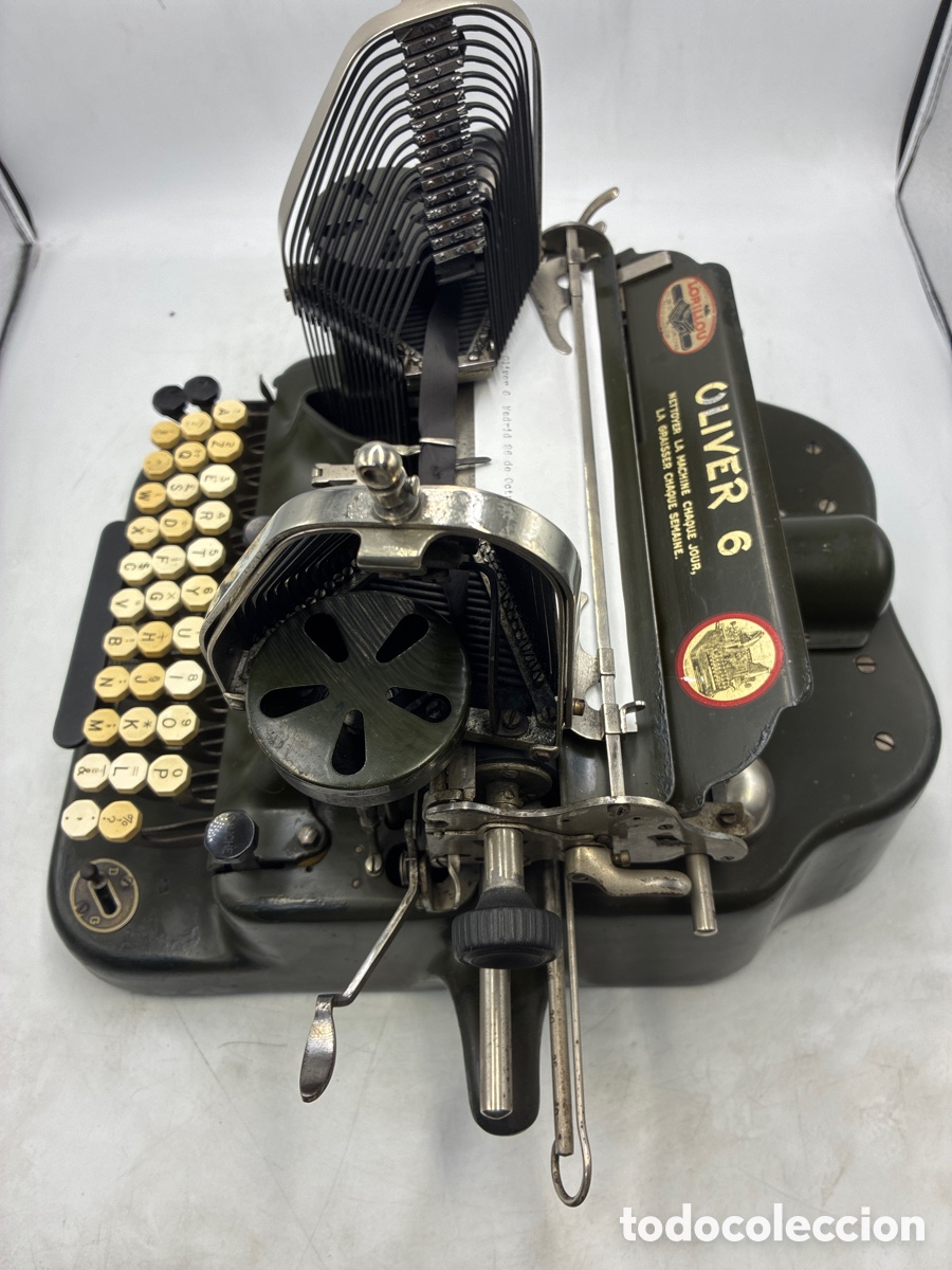 Antig&uuml;edades: M&aacute;quina de Escribir Oliver 6. - Foto 13