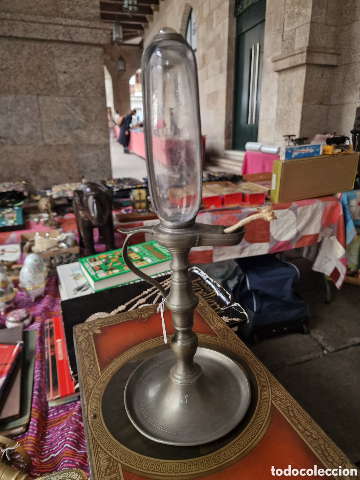 Antig&uuml;edades: Reloj de aceite o reloj nocturno - Foto 4