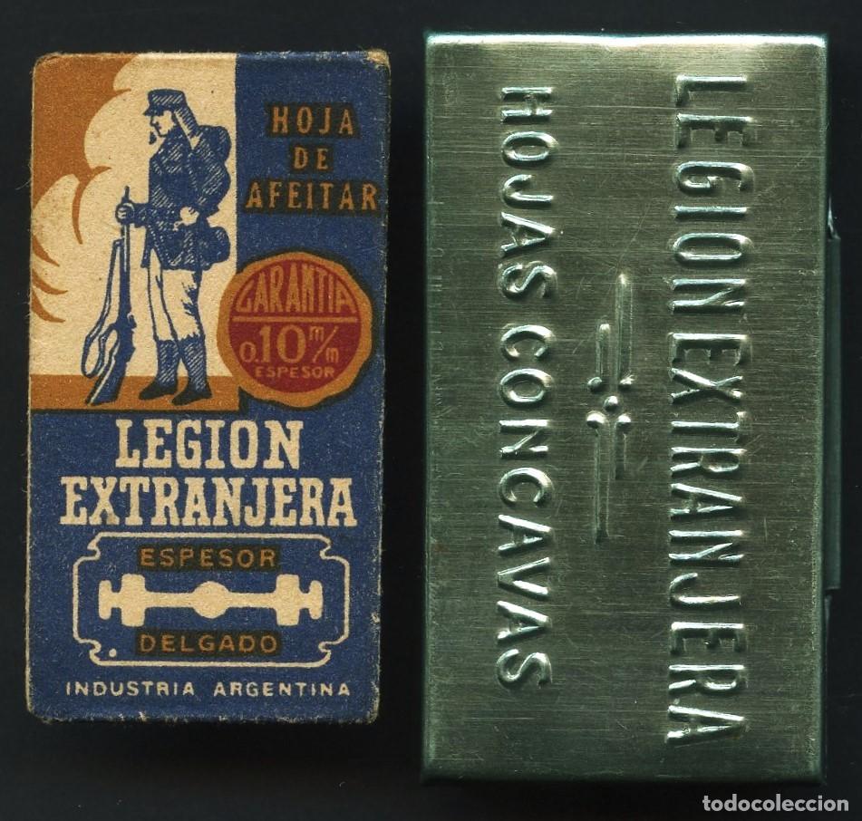 Antiquit&auml;ten: HOJA DE AFEITAR, ESTUCHE, LEGI&Oacute;N EXTRANJERA, ARGENTINA