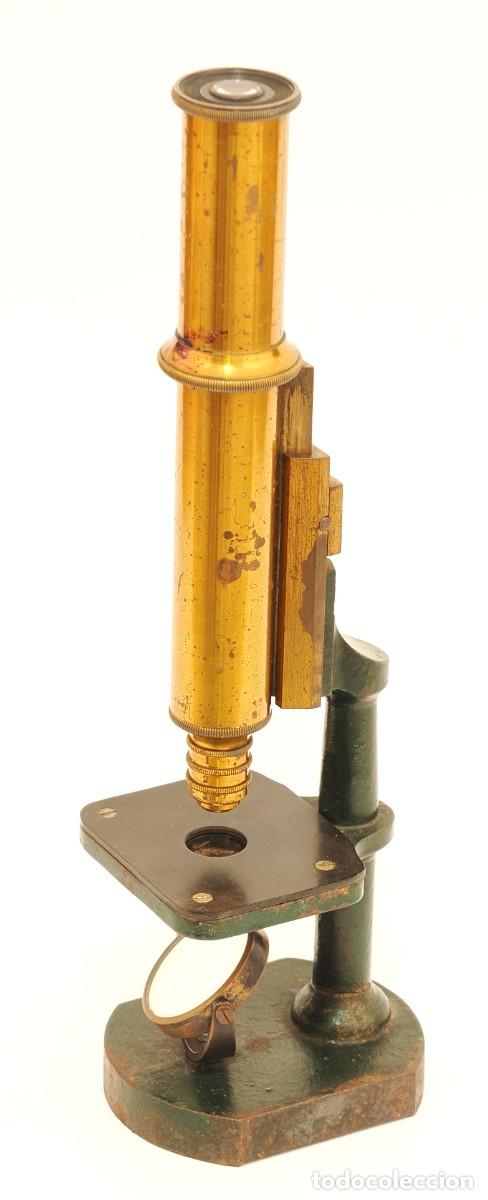 Antig&uuml;edades: Microscopio antiguo franc&eacute;s (c.1900) - Foto 5