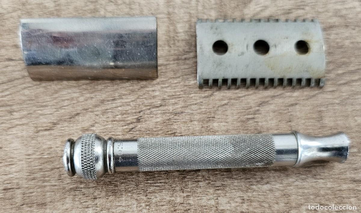 Antig&uuml;edades: GILLETTE - Maquinilla de afeitar - Single Ring - Old Type - Foto 5