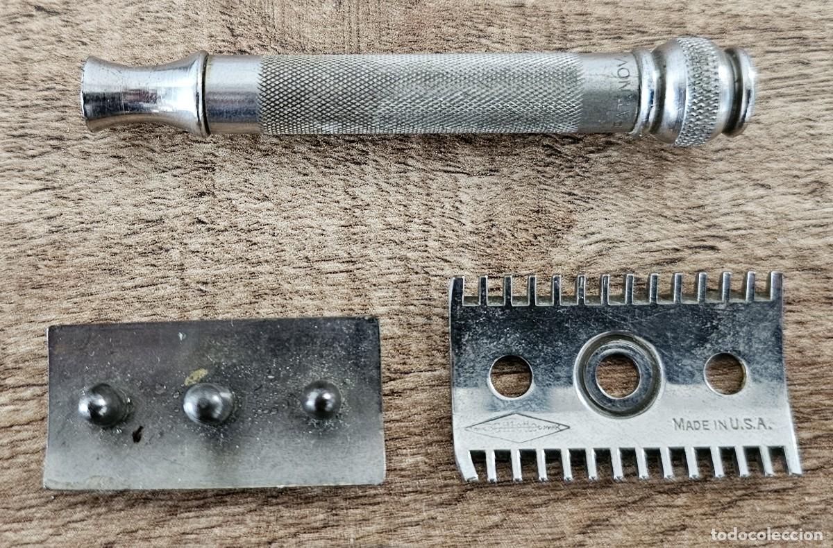 Antig&uuml;edades: GILLETTE - Maquinilla de afeitar - Single Ring - Old Type - Foto 12