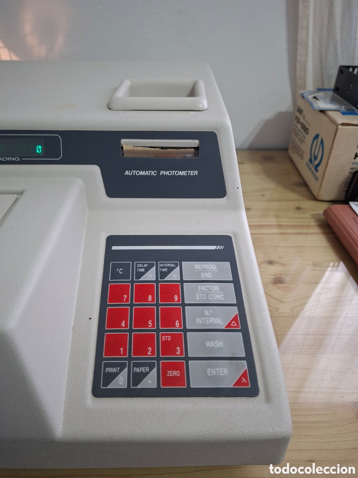 Antig&uuml;edades: Espectrofot&oacute;metro Vintage Biotron Atom A-390 - Foto 4