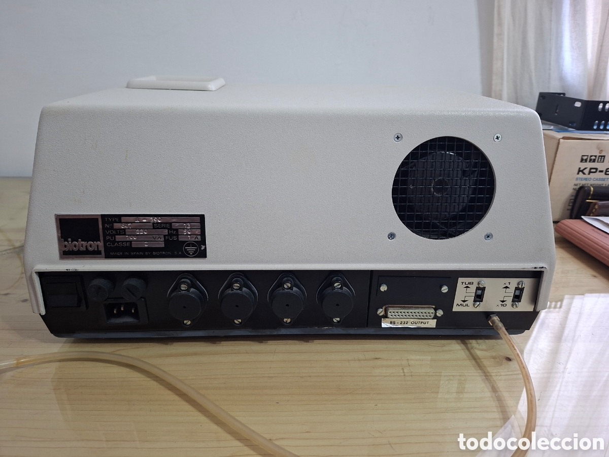 Antig&uuml;edades: Espectrofot&oacute;metro Vintage Biotron Atom A-390 - Foto 6