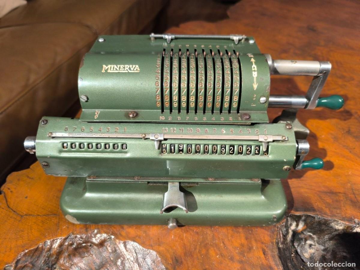 Antig&uuml;edades: CALCULADORA MECANICA MINERVA, FABRICADA EN ESPA&Ntilde;A
