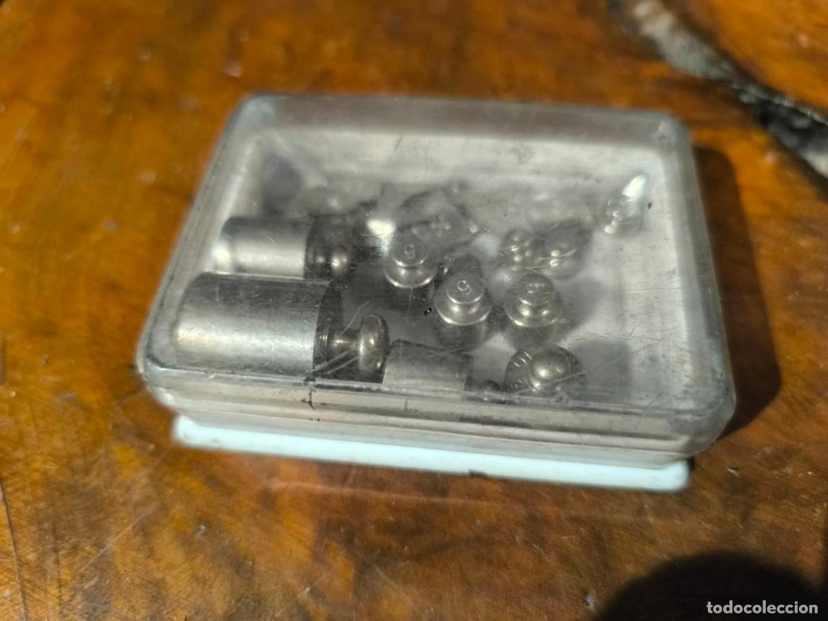 Antig&uuml;edades: CAJA DE PESAS PARA BALANZA DE PRECISION - Foto 4