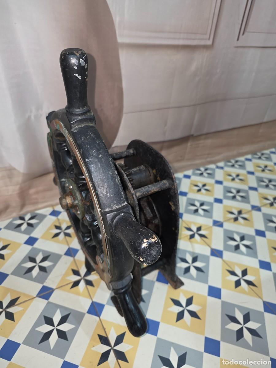 Antig&uuml;edades: Tim&oacute;n de barco antiguo (rueda de gobierno) - Foto 5