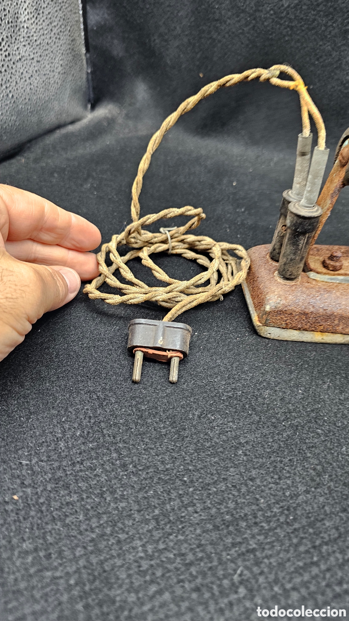 Antig&uuml;edades: Antigua plancha el&eacute;ctrica - Foto 4